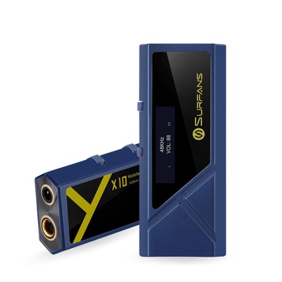 Surfans X10 DAC Headphone Amplifier, Portable USB-C Hi-Res Audio Dongle, 522mW B