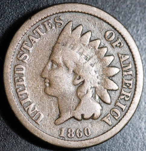 1860 INDIAN HEAD CENT - GOOD