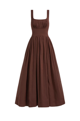 white christmas dresses Ophelia Lace Gown | Chocolate main image 1