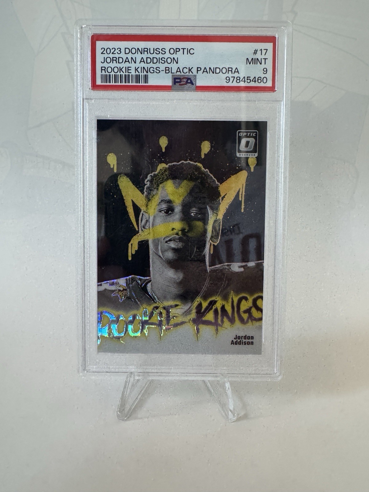 2023 Panini Donruss Optic - Rookie Kings Black /25 Jordan Addison #17 (RC)