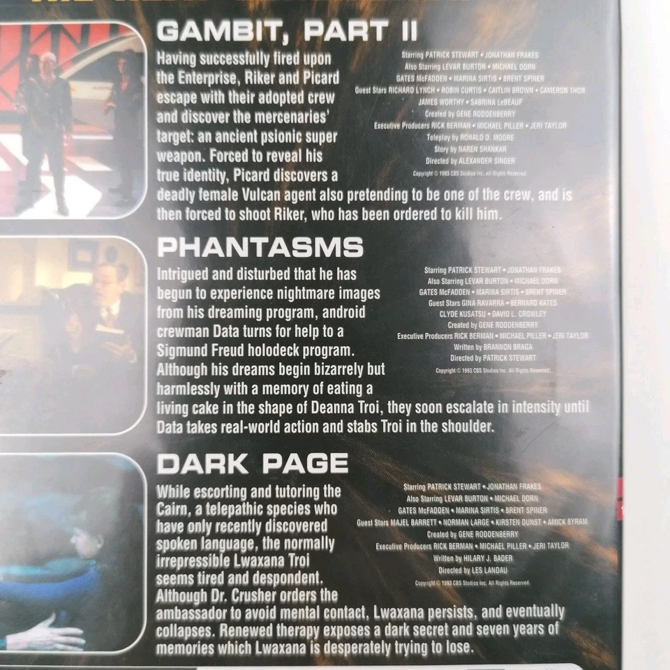 Star Trek The Next Generation TNG 53 Episodes 157-159 Collectors Edition DVD - Image 3 of 4