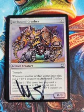 MTG Arcbound Crusher - Darksteel Foil - Signed By Artist, LP
