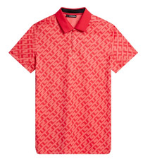 J. LINDEBERG DARIO REGULAR FIT POLO MENS MEDIUM BIAS BRIDGE BITTERSWEET GOLF NEW