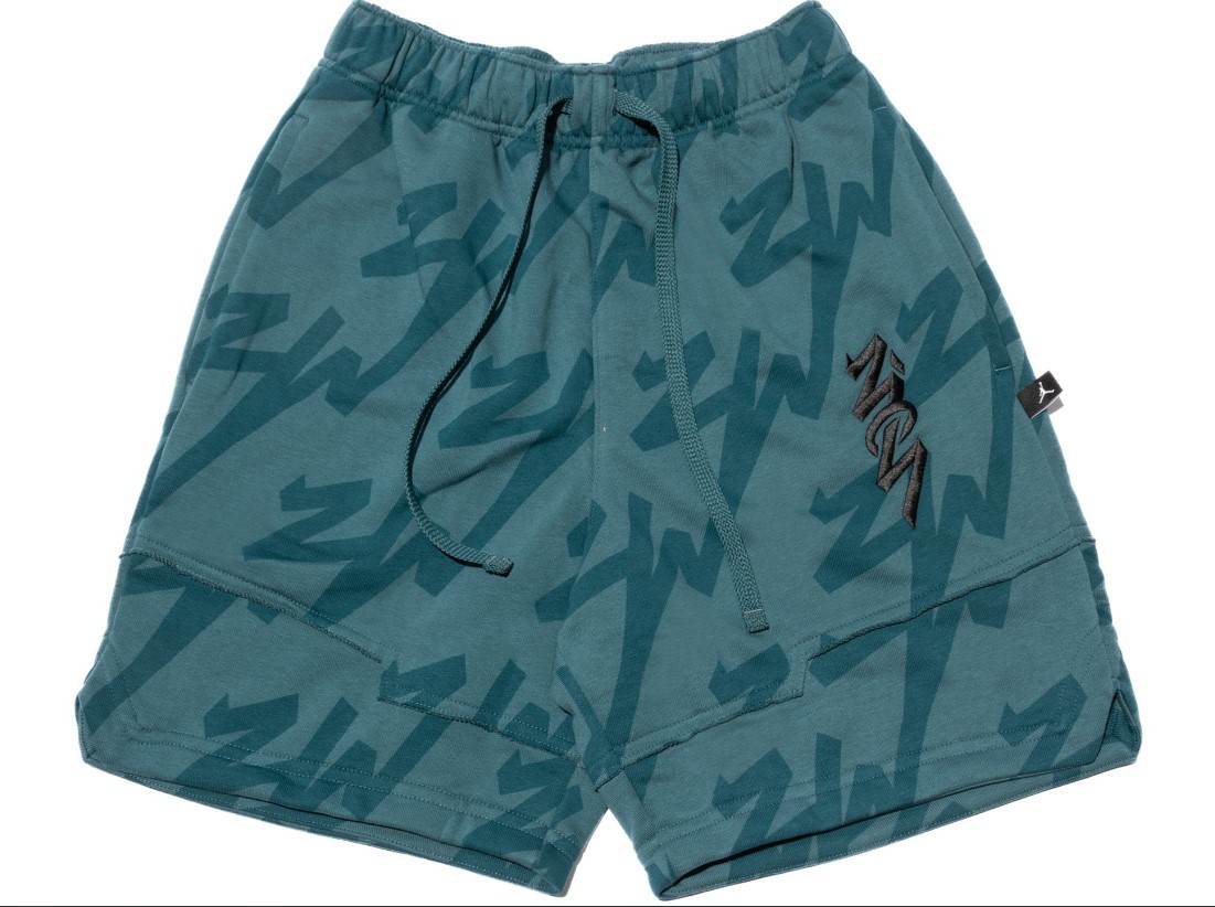 Jordan Shorts Zion Nike Dri FIT French Terry Teal Green DJ5875 393 Mens Medium 6390₽