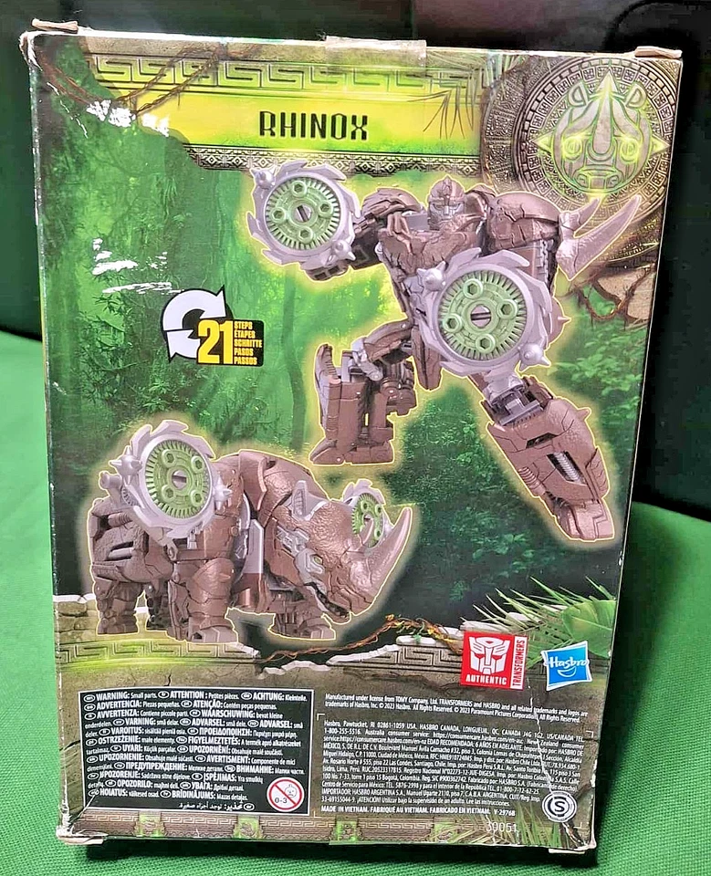 Transformers Rise of the Beasts Voyager class Rhinox - 2023 Hasbro - BOXWARE - Image 4 of 4