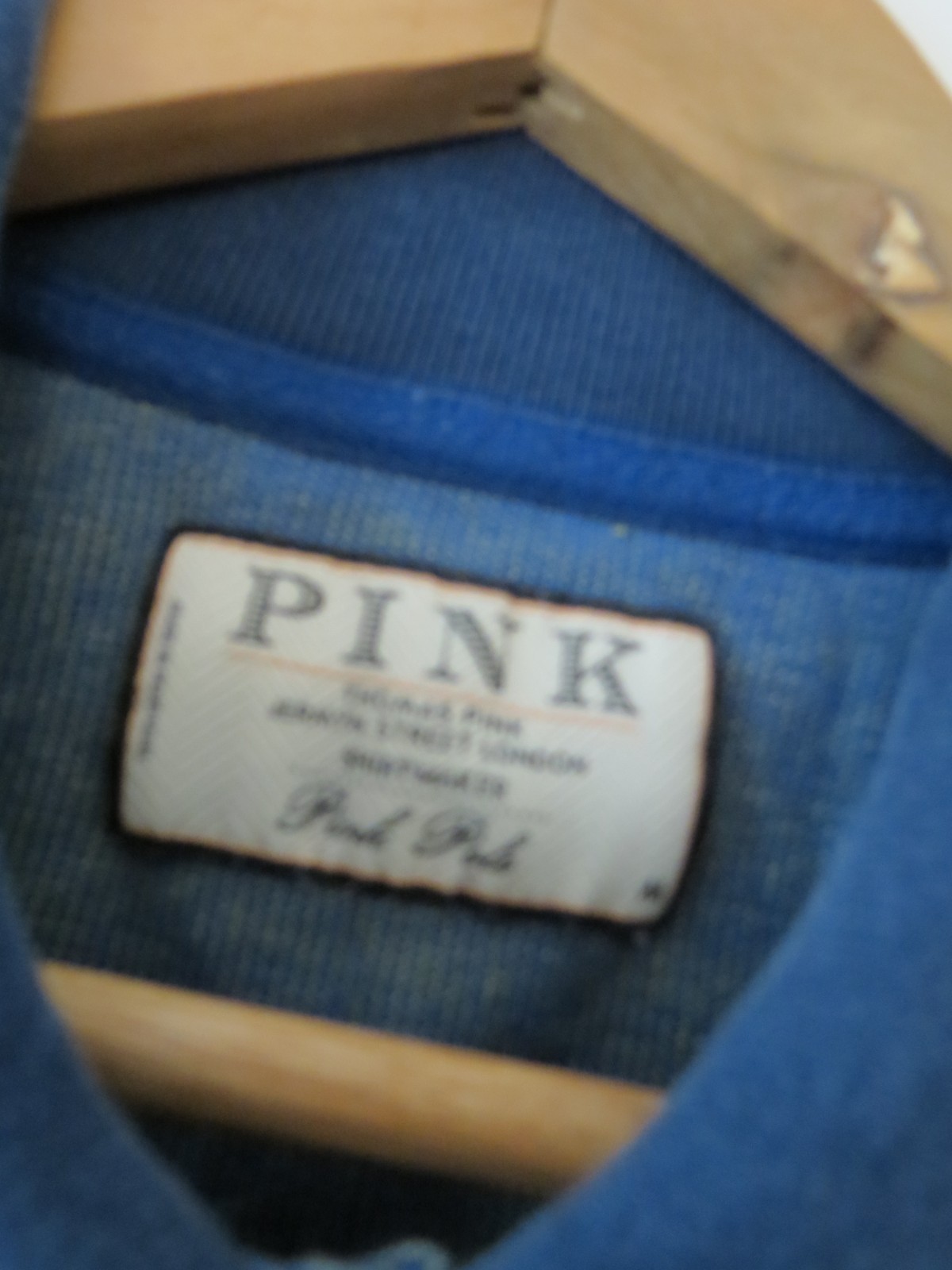 FILA Polo Thomas rosa blu medio manica corta cotone London Savile Row Jermyn