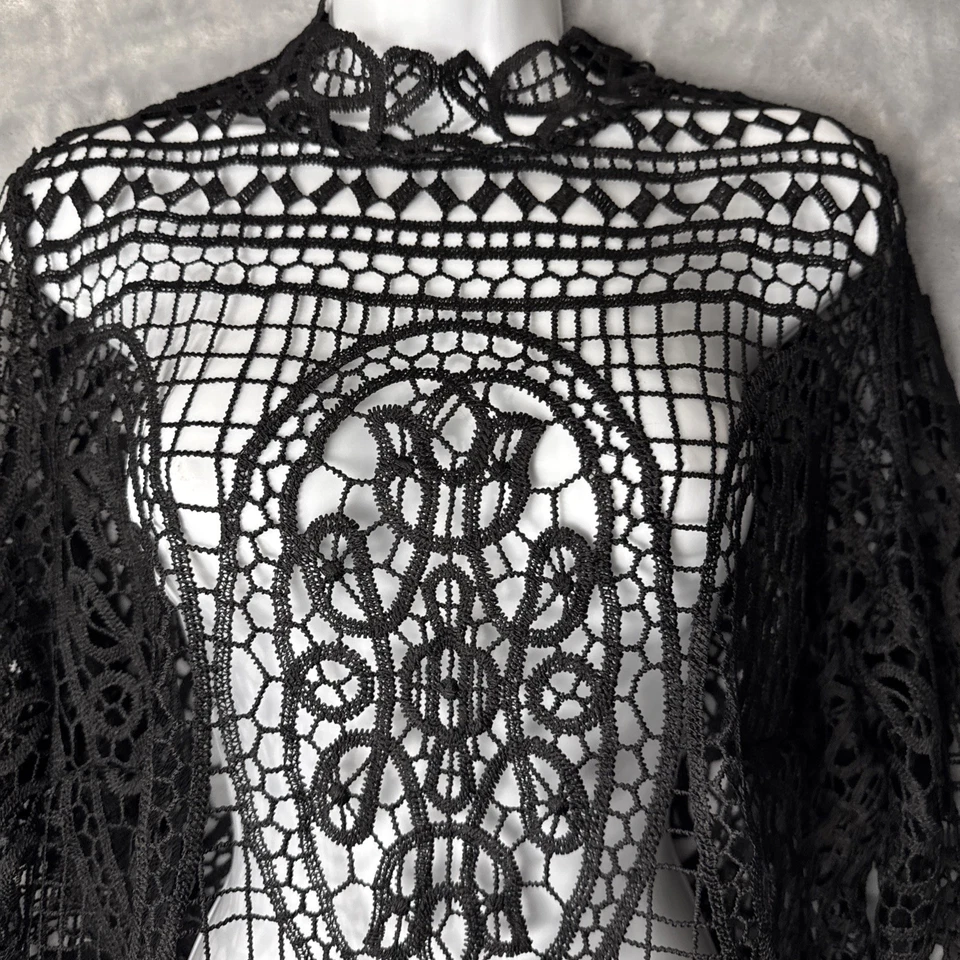 Blusa negra manga larga Lane Bryant para mujer talla 16 nueva con etiquetas Foto 4 de 4