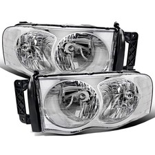 - Fits 2002-2005 Dodge Ram 1500 2500 3500 Halogen Headlights