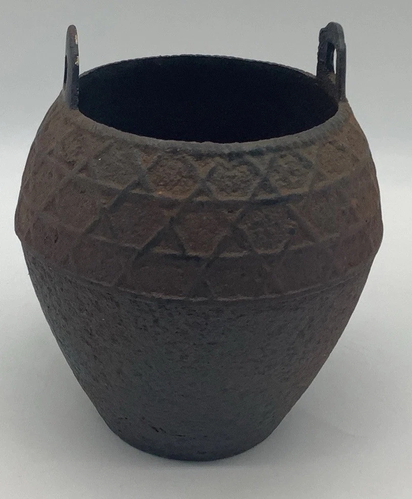 铁 花瓶 在銘 Iron 日本古董花瓶| eBay