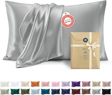 Bedsure Satin Pillowcase, Similar to Silk Pillow Cases Queen Size Set of 2