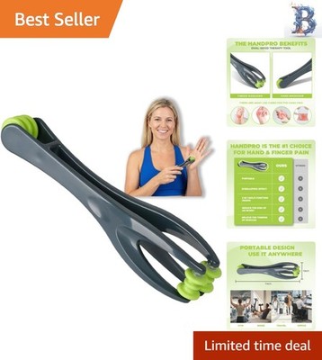 Compact 2-in-1 Finger Massager for Deep Tissue Therapy - Portable & Ergonomic