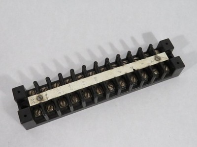 Marathon 1612STD Double Row Terminal Block Connector 1600 Ser 30A 600V USED