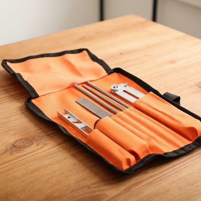 10x Chainsaw Sharpener Tool Kit File Gauge for Garden&Workshop Maintenance Tool