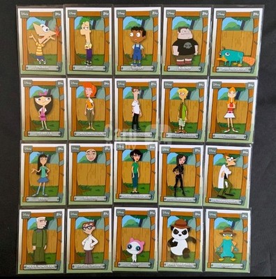 2026 Topps Disney Neon Phineas and Ferb - Full Set - Alle 20 Karten P&F1 - P&F20