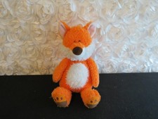 Aurora Fox Cuddly Plush Toy 2019 Sits Down Orange  White Stuffed Animal Toy 14"