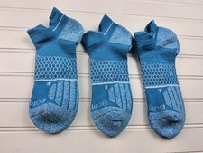 Bombas Hex-Tec Tennis Athletic Ankle Socks Lot Of 3 Pairs Size L