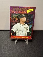 Topps Heritage 2026 Burgundy Sparkle Tarik Skubal AL All Stars #281 Detroit 