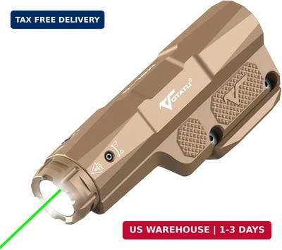 VOTATU M8L-G 3000 Lumens Light Laser Combo Compatible with Mlok/Picatinny, Strob