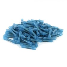 BHS16B 100 Pack of 16/14 Gauge Blue Heat Shrink Butt Connectors