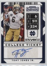 2020 Panini Contenders Draft Picks College Ticket Tony Jones Jr #126 Auto 10c7