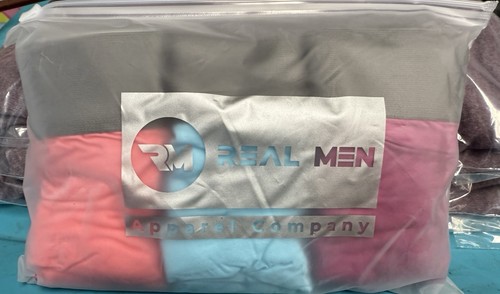 Real Men boxer brief underwear 3” inseam men’s 4XL 3pk stay dry pouch $50 - Picture 4 of 6