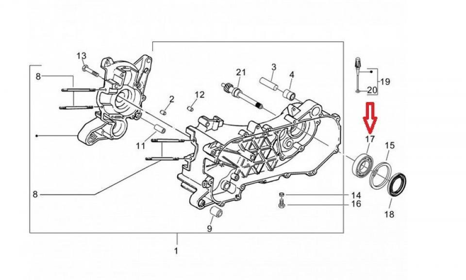 Roulement de roue pour scooter Gilera 50 Runner 2002 idéal trajet quotidien - 3