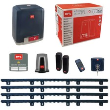 Kit cancello scorrevole 24V BFT DEIMOS ULTRA BT A400 Kg + 4 cremagliere nylon