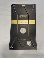 Tripar  15" to 30" Brass Wire Plate Wall Display Hanger Flexible Conform To 5lbs