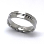 Platinum 6mm Band Ring Size Z 950 Hallmarked Satin Finish Band Ring 13.8g