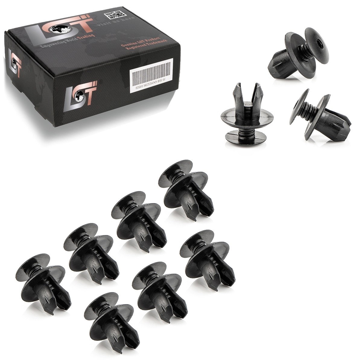 10x for VW EOS Convertible Coupes Trunk Lid Cargo Compartment Lid Clips