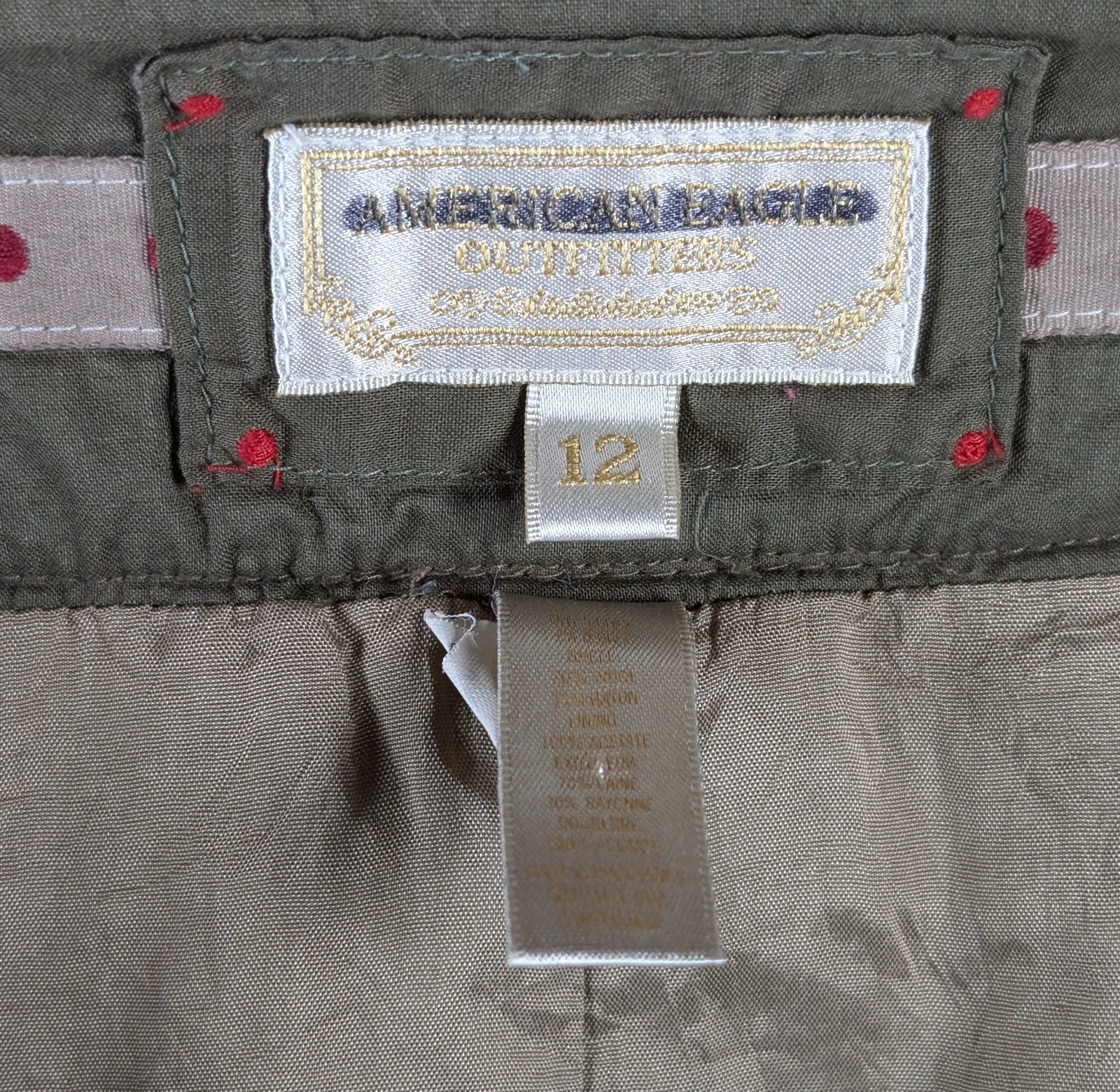 American Eagle Womens Patchwork Mini Skirt Size 1… - image 3