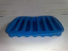 Ikea Silikon-Eisstäbchenmatte blau 18cm x 18cm. Design Vinka / Elverlund