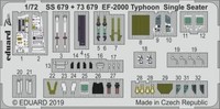 Eduard Accessories SS679 - 1:72 EF-2000 Typhoon Single Seater For Revell