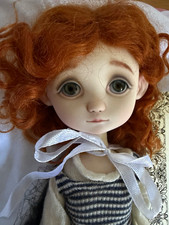 Ana Salvador Emily Artist Resin Doll Red Curly Hair Grey Eyes COA Box Signed