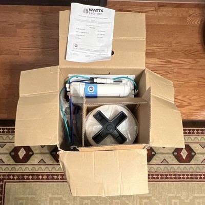 New Watts Premier 5-Stage Reverse Osmosis System RO-TFM-5SV + Extra Filters