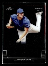 2017 Leaf Trinity Brendon Little Red Clear Autograph Auto /5 Chicago Cubs U4882