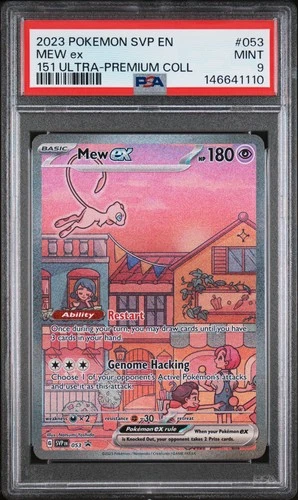 2023 POKEMON 151 ULTRA-PREMIUM COLLECTION PROMO #053 MEW EX PSA 9