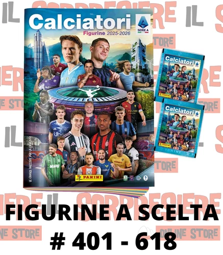 PANINI FOOTBALLERS 2025-26 2026 FIGURINES OF YOUR CHOICE # 401 - 618