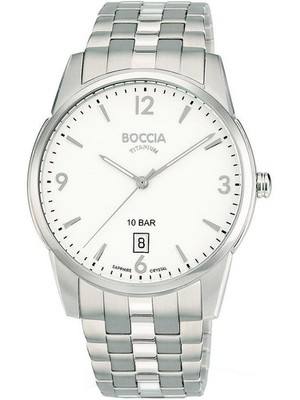 Boccia 3632-01 Men's Watch Titanium Mens Watch 40mm 10ATM