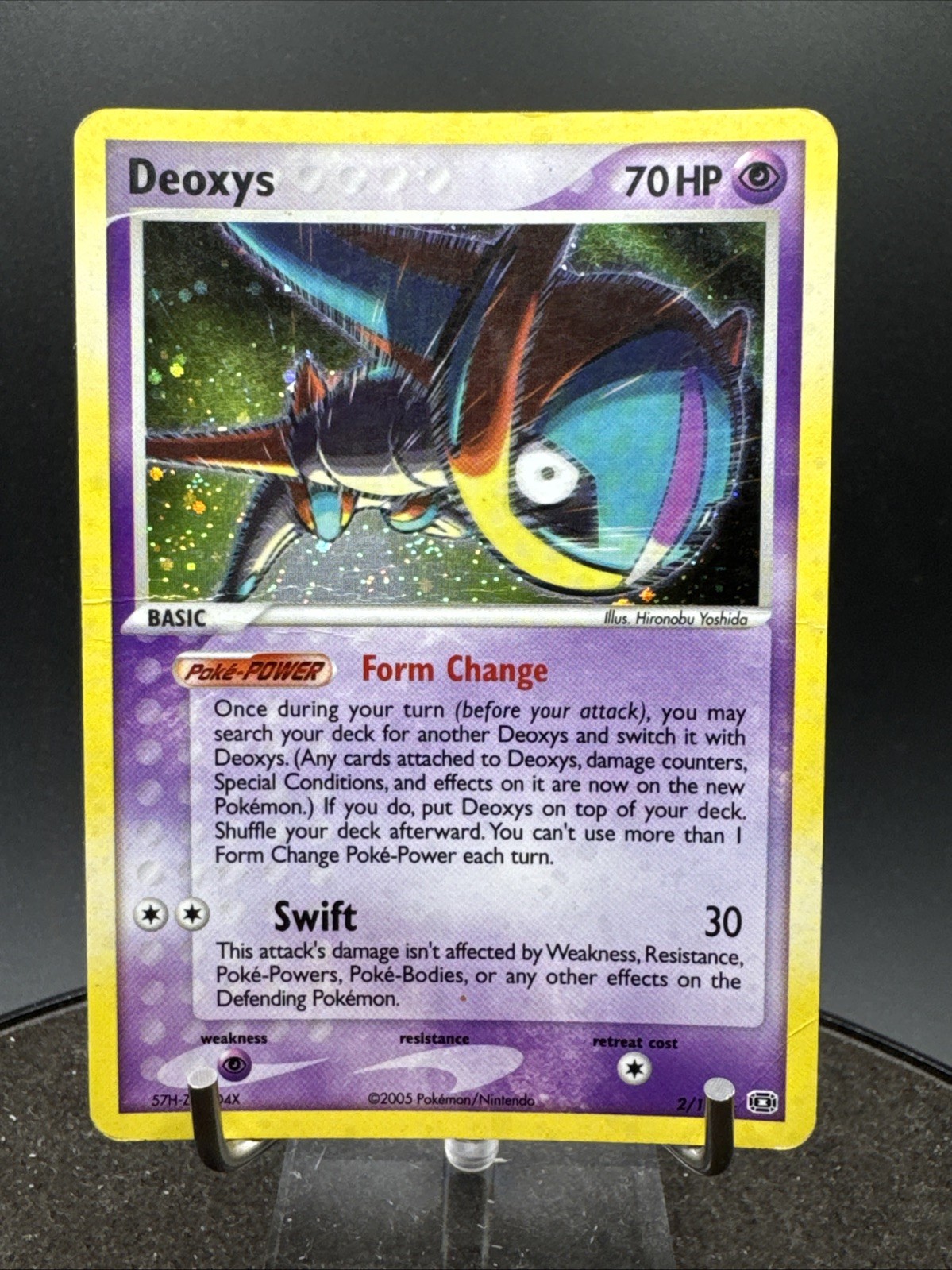 2005 Pokemon DEOXYS Ex Emerald HOLO RARE Foil Set Card 2/106