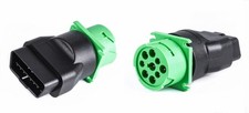 16pin OBD2 Male to 9pin J1939 Adapter for Truck Freightliner Code Reader ELD ...