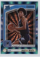 2024-25 Panini Donruss Rated Rookie Holo Teal Laser 20/25 Jaylen Wells #245 0r4