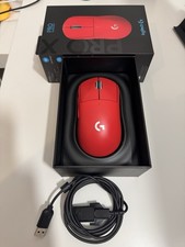 Logitech G Pro X Superlight Maus Red