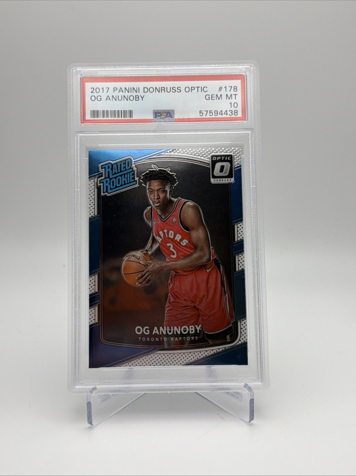 2017 Panini Donruss Optic OG Anunoby Rated Rookie PSA 10