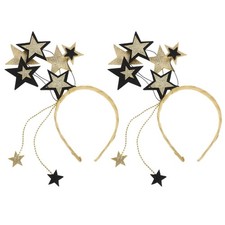 2pcs Sequin Headband: Five Pointed Star Headband - Girls Holiday