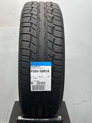 1 Used  P265/60R18 BFGoodrich Advantage T/A Sport LT 110 T - 10/32 