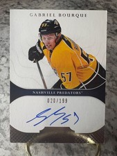 2012-13 Panini Dominion GABRIEL BOURQUE Autograph Nashville Predators Auto /199