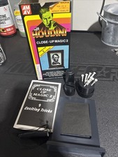 Vintage 1987 AMAV The Great Houdini Close-Up Magic 2 Set Complete No. 903 TRU