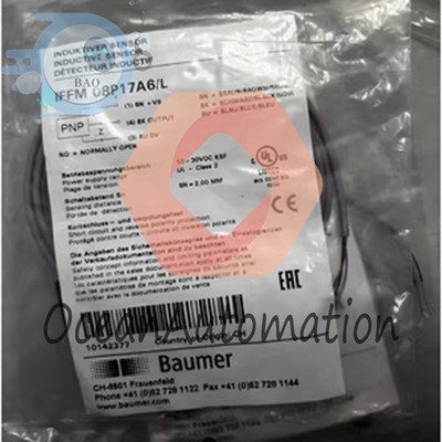 BAUMER IFFM08P17A6/L PLC Inductive Proximity witch  New 1Pcs