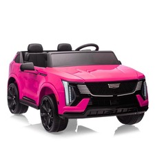 2 Seaters Cadillac Licensed 24V Ride On Car Girls Gift w/ Parent Remote Control